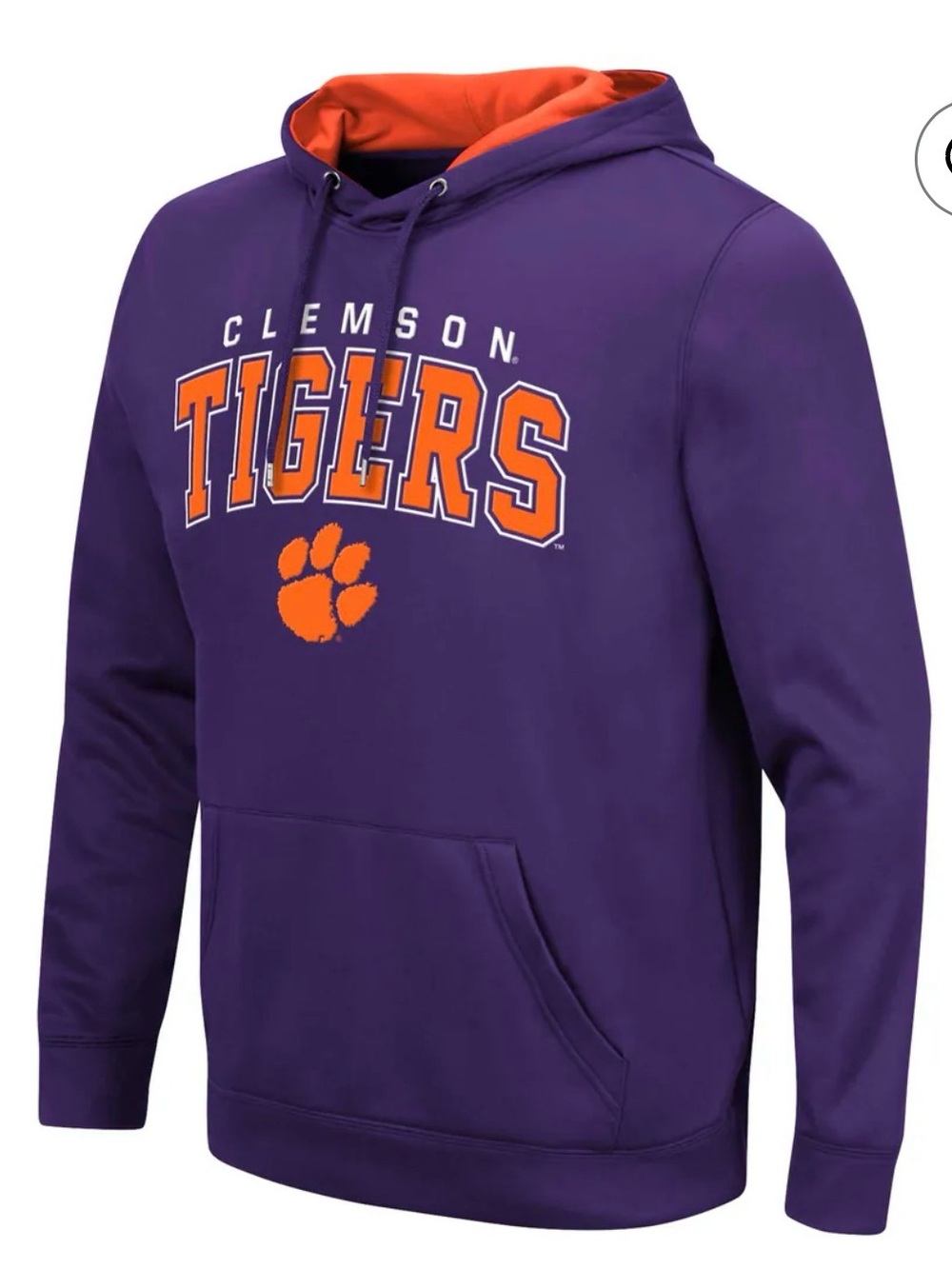 Clemson Tigers Purple & Orange Pullover Hoodie